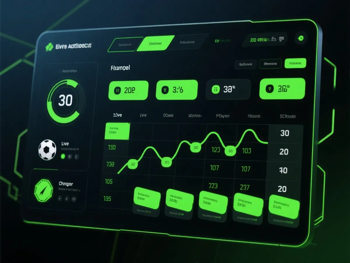 赛程与实时比分分析界面